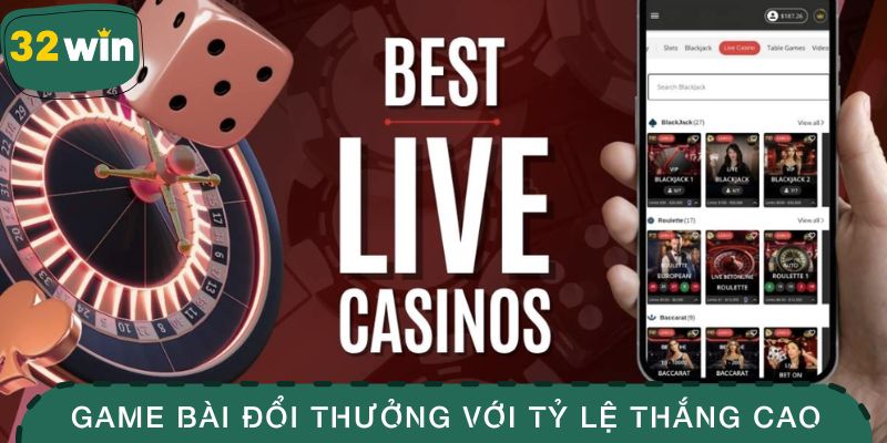 Tham gia chơi game bài đổi thưởng với tỷ lệ thắng cao