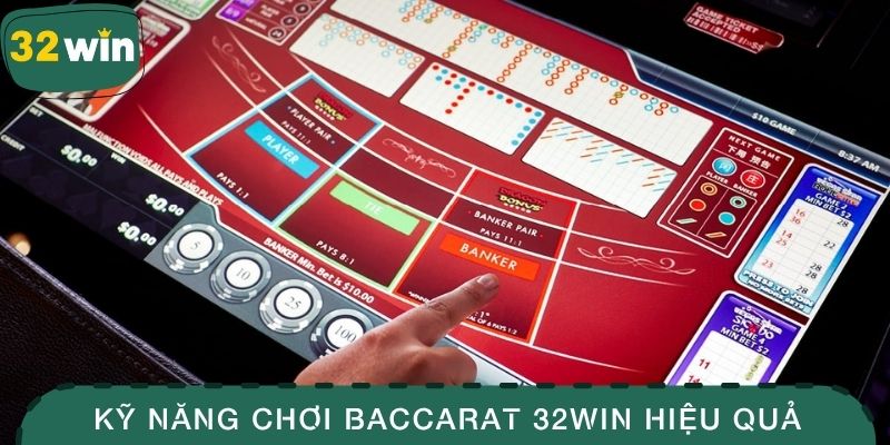 Baccarat 32WIN - Trải Nghiệm Đẳng Cấp Trong Từng Ván Bài 4 Kỹ năng chơi baccarat 32WIN hiệu quả